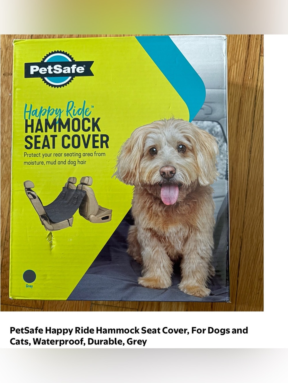 PetSafe Grey Happy Ride Hammock Seat Cover for Small Pets